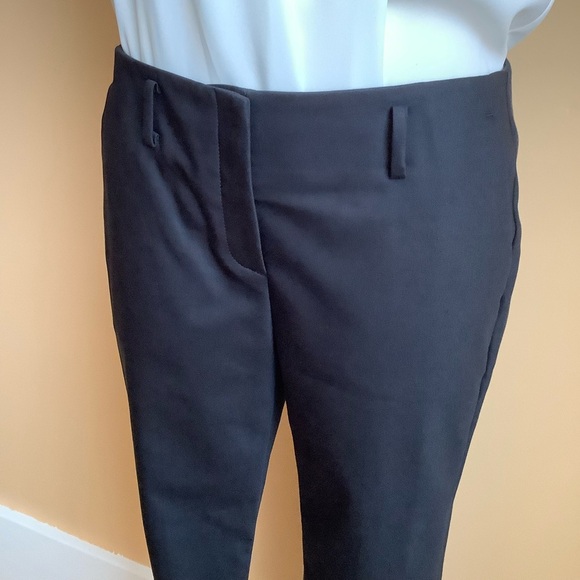 THEORY Bedina Pavia Black Tailored Ankle Trousers Size 8 - Picture 7 of 13